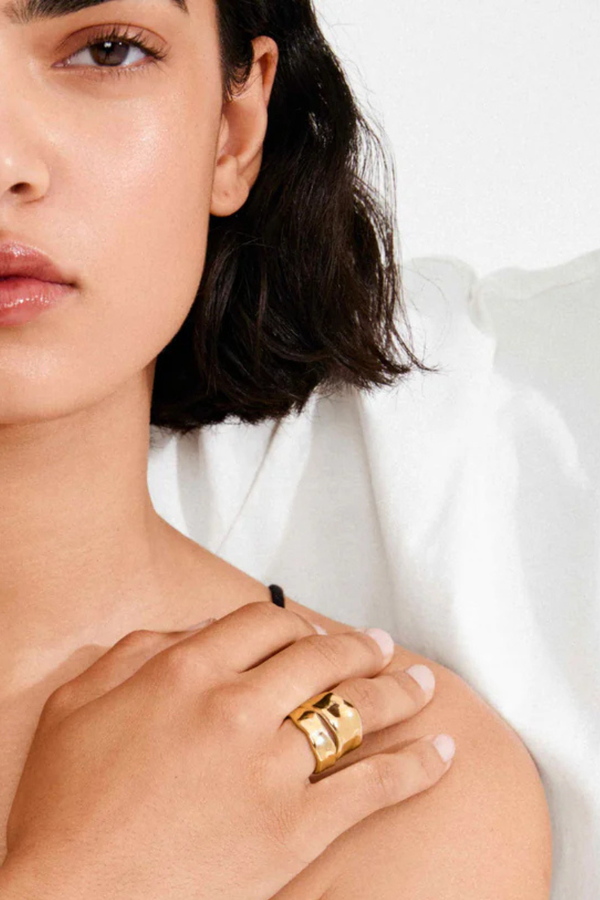 EMBER 2 IN 1 GOLD PLATED RING SET