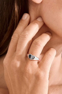 ARIN SILVER PLATED RING