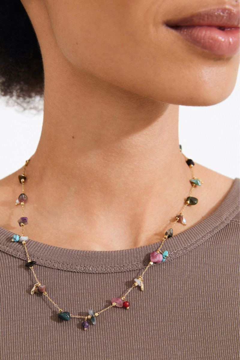 HERE GOLD PLATED NECKLACE