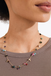 HERE GOLD PLATED NECKLACE