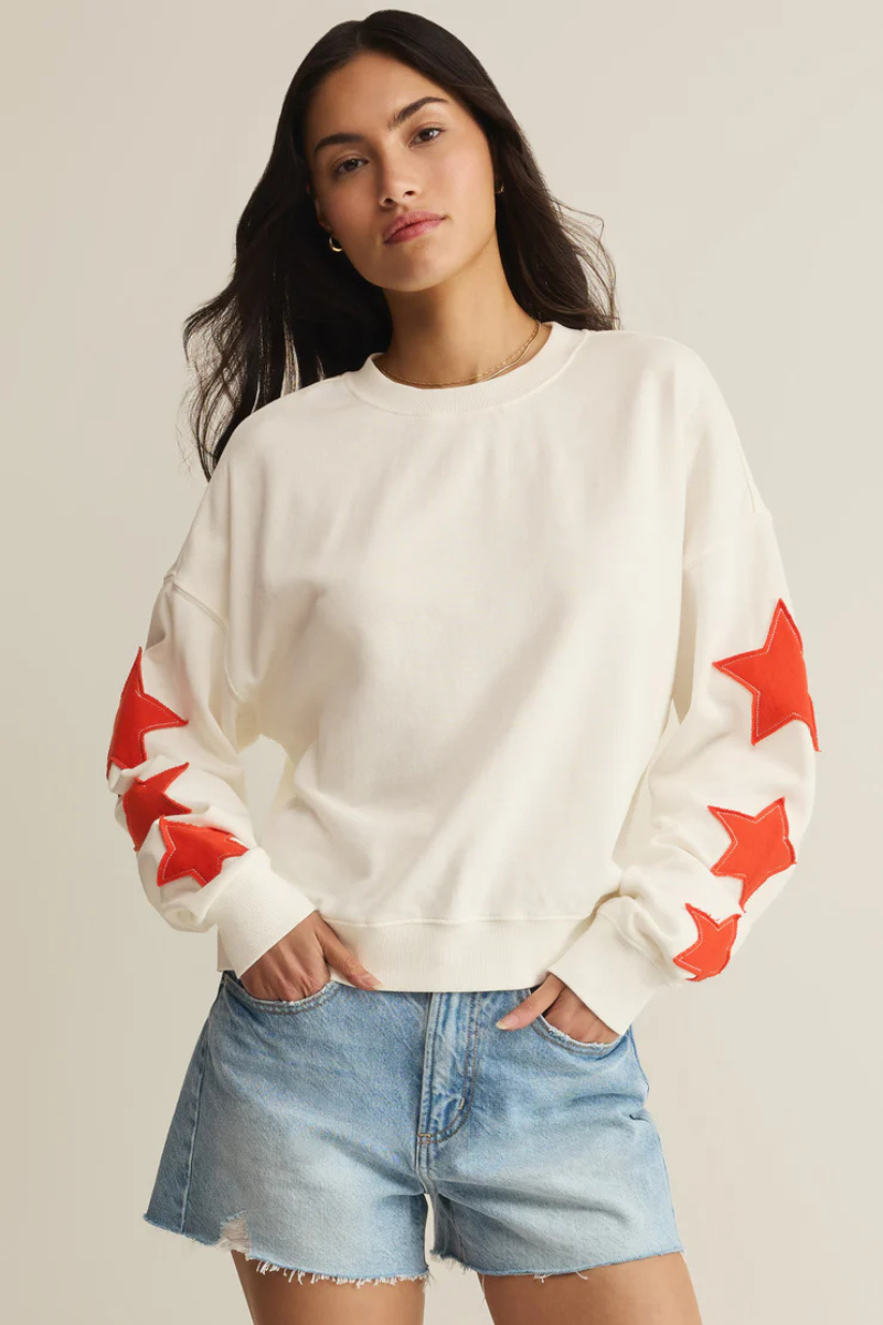 STARS FIRST DATE SWEATSHIRT
