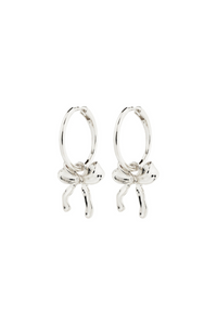 CASSIAN HOOP SILVER PLATED EARRINGS