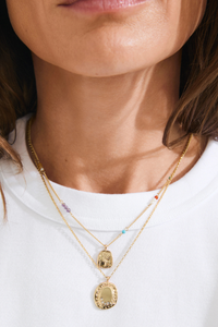 HERE 2 IN 1 GOLD PLATED NECKLACE