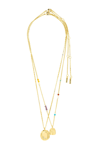 HERE 2 IN 1 GOLD PLATED NECKLACE