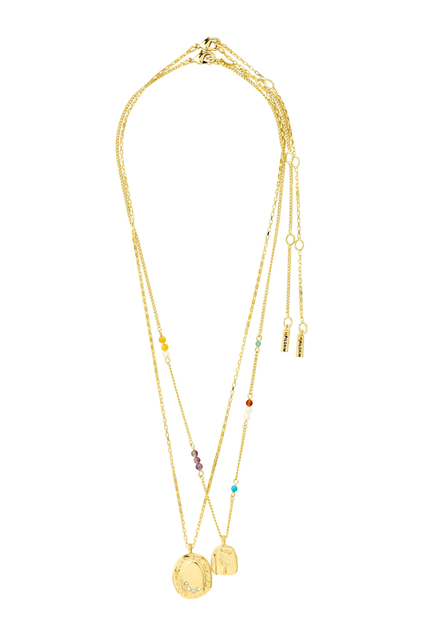 HERE 2 IN 1 GOLD PLATED NECKLACE
