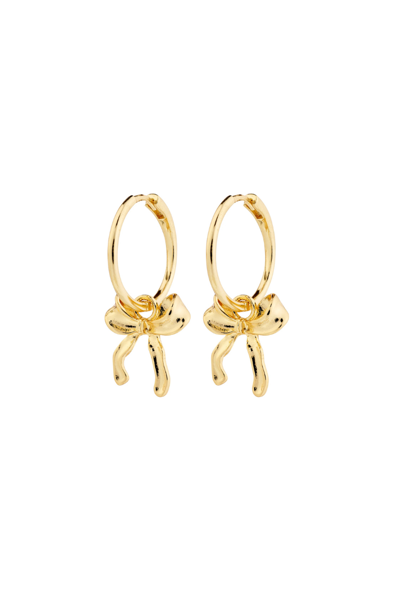 CASSIAN HOOP GOLD PLATED EARRINGS