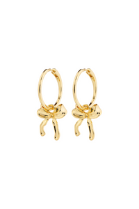 CASSIAN HOOP GOLD PLATED EARRINGS