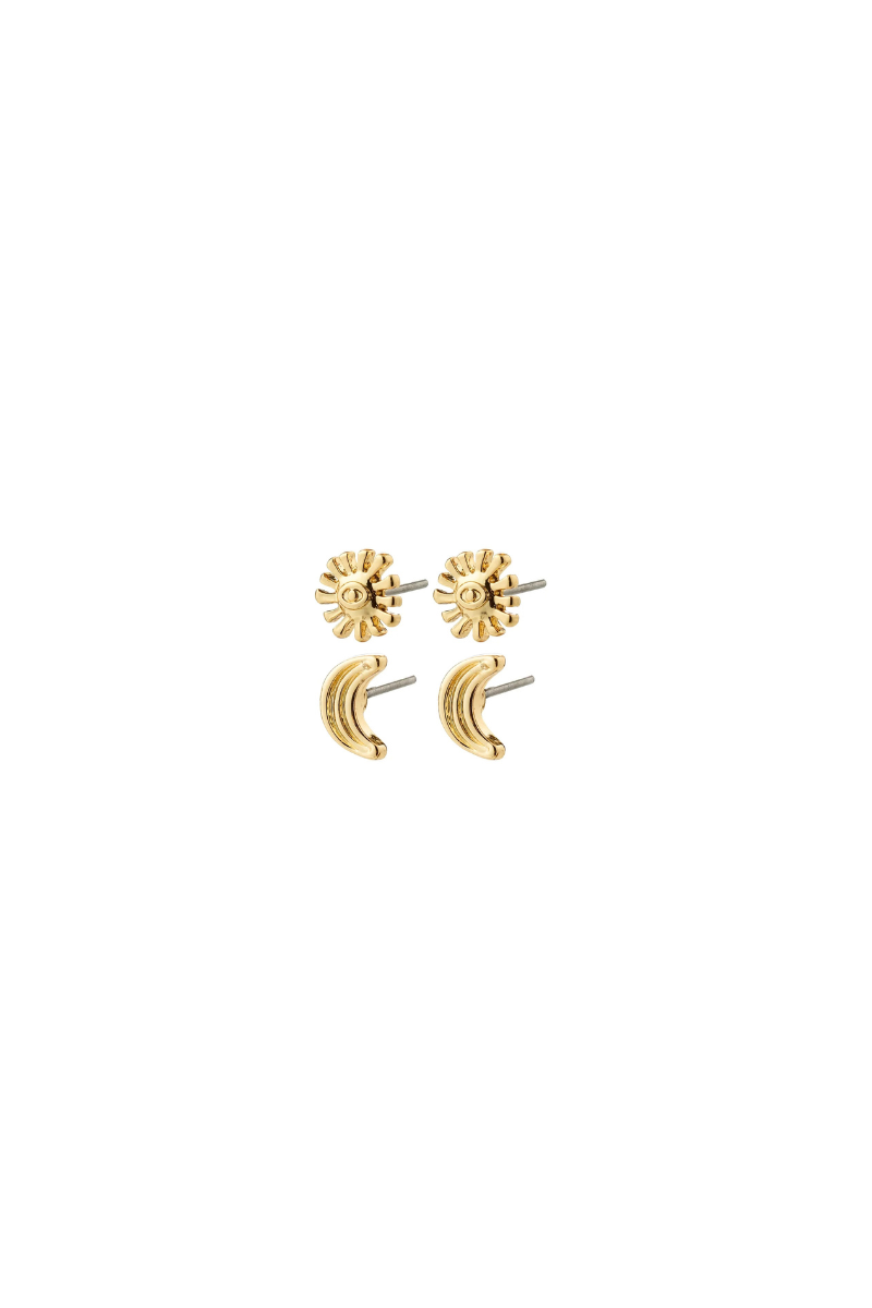 MISHA 2IN1 GOLD PLATED EARRINGS