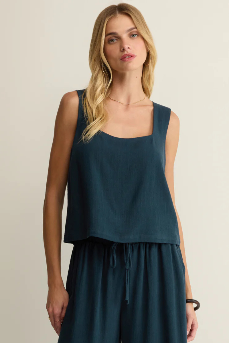 CHARLI LINEN TANK-EC