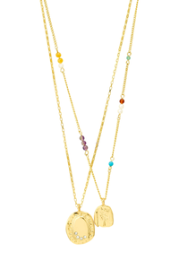 HERE 2 IN 1 GOLD PLATED NECKLACE