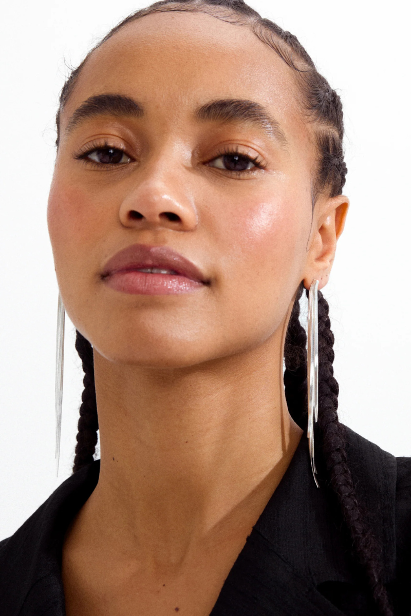 OLANOR SILVER PLATED EARRINGS