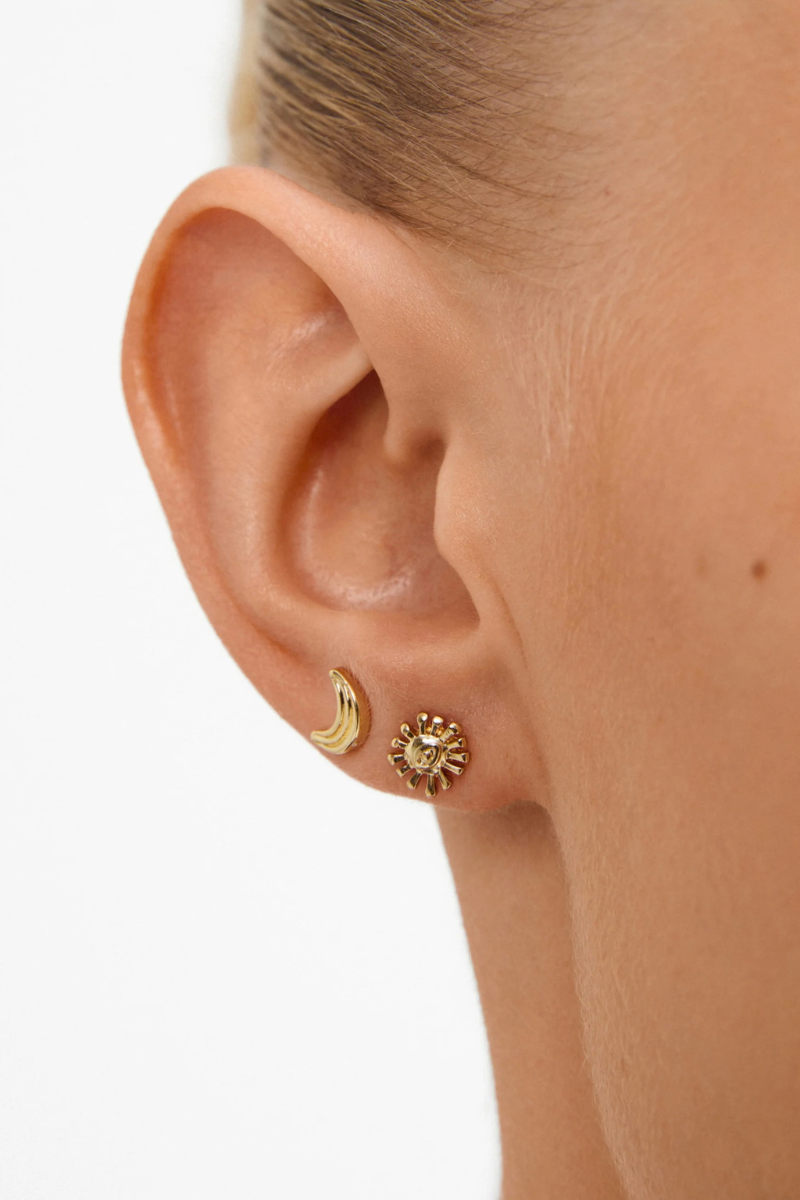 MISHA 2IN1 GOLD PLATED EARRINGS