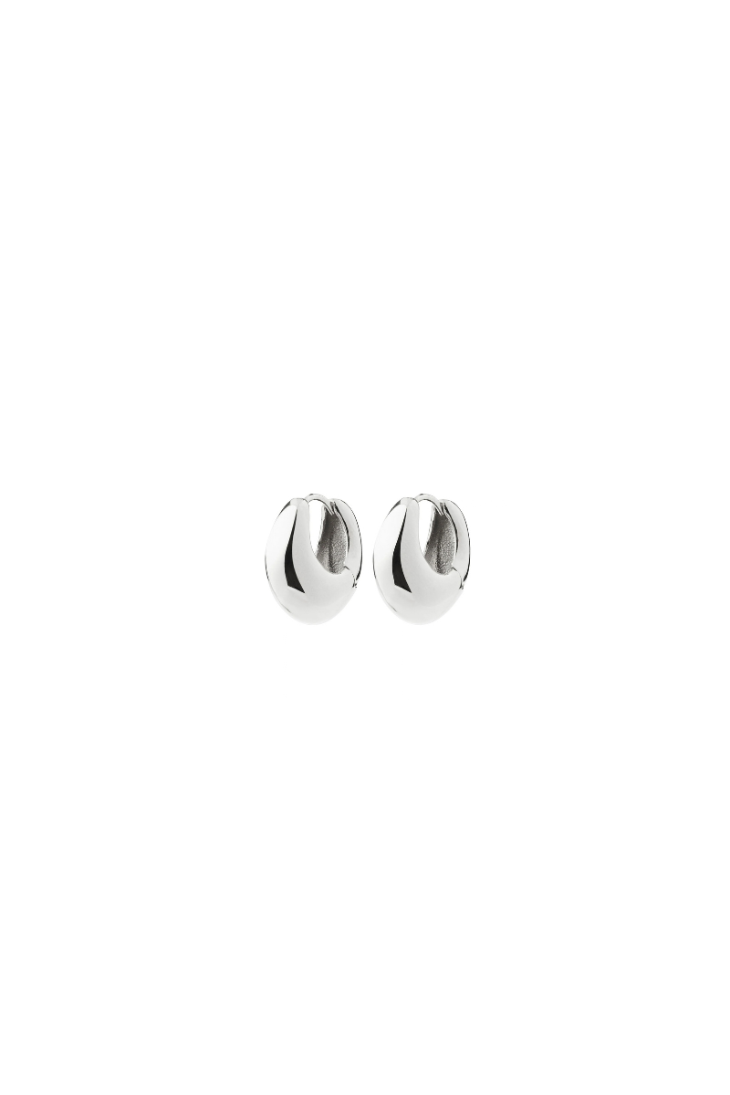 KAIROA CHUNKY SILVER PLATED EARRINGS