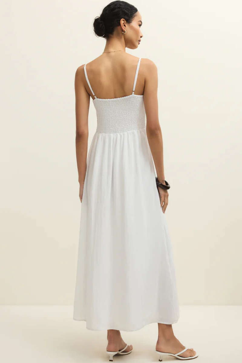 BAYSIDE MAXI DRESS-WH