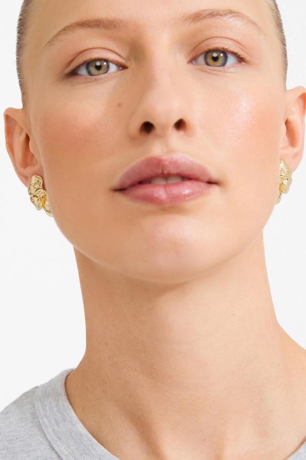 SOLARI GOLD PLATED EARRINGS
