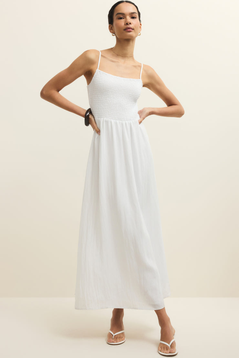 BAYSIDE MAXI DRESS-WH