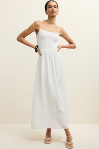 BAYSIDE MAXI DRESS-WH