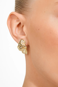 SOLARI GOLD PLATED EARRINGS