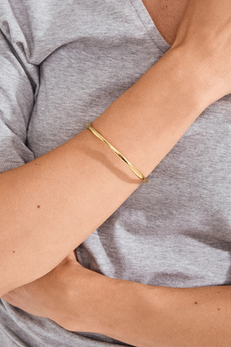 HAZE GOLD PLATED BANGLE