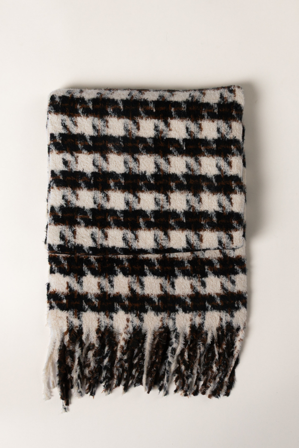 HOUNDSTOOTH SOFT SCARF