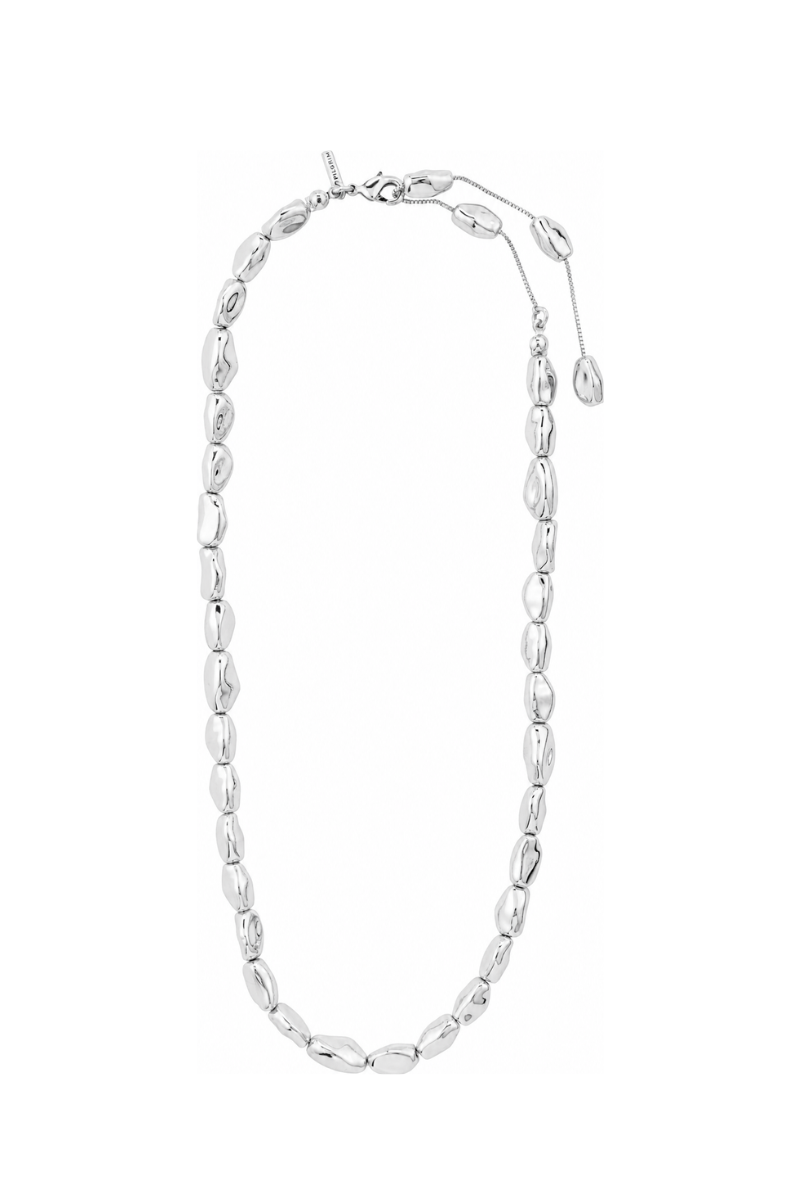 PRESENCE SILVER PLATED NECKLACE