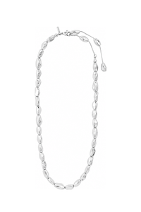 PRESENCE SILVER PLATED NECKLACE