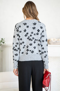 STRETSON FLORAL SWEATER