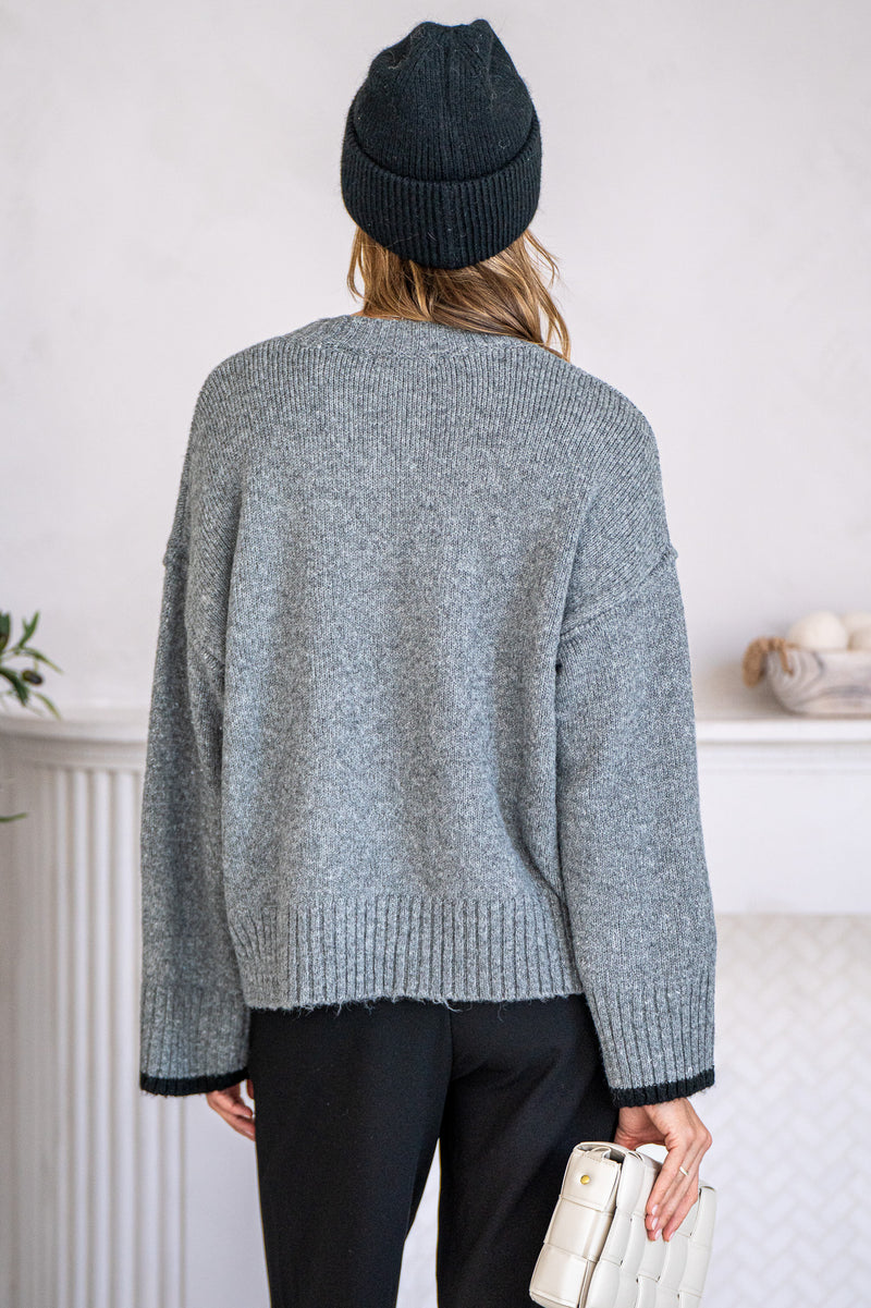 BRYCEN KNIT OPEN CARDIGAN