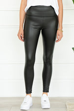 GINNY FAUX LEATHER LEGGINGS