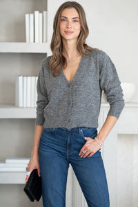 HELLO DARLIN STUD CARDIGAN