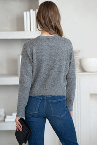 HELLO DARLIN STUD CARDIGAN