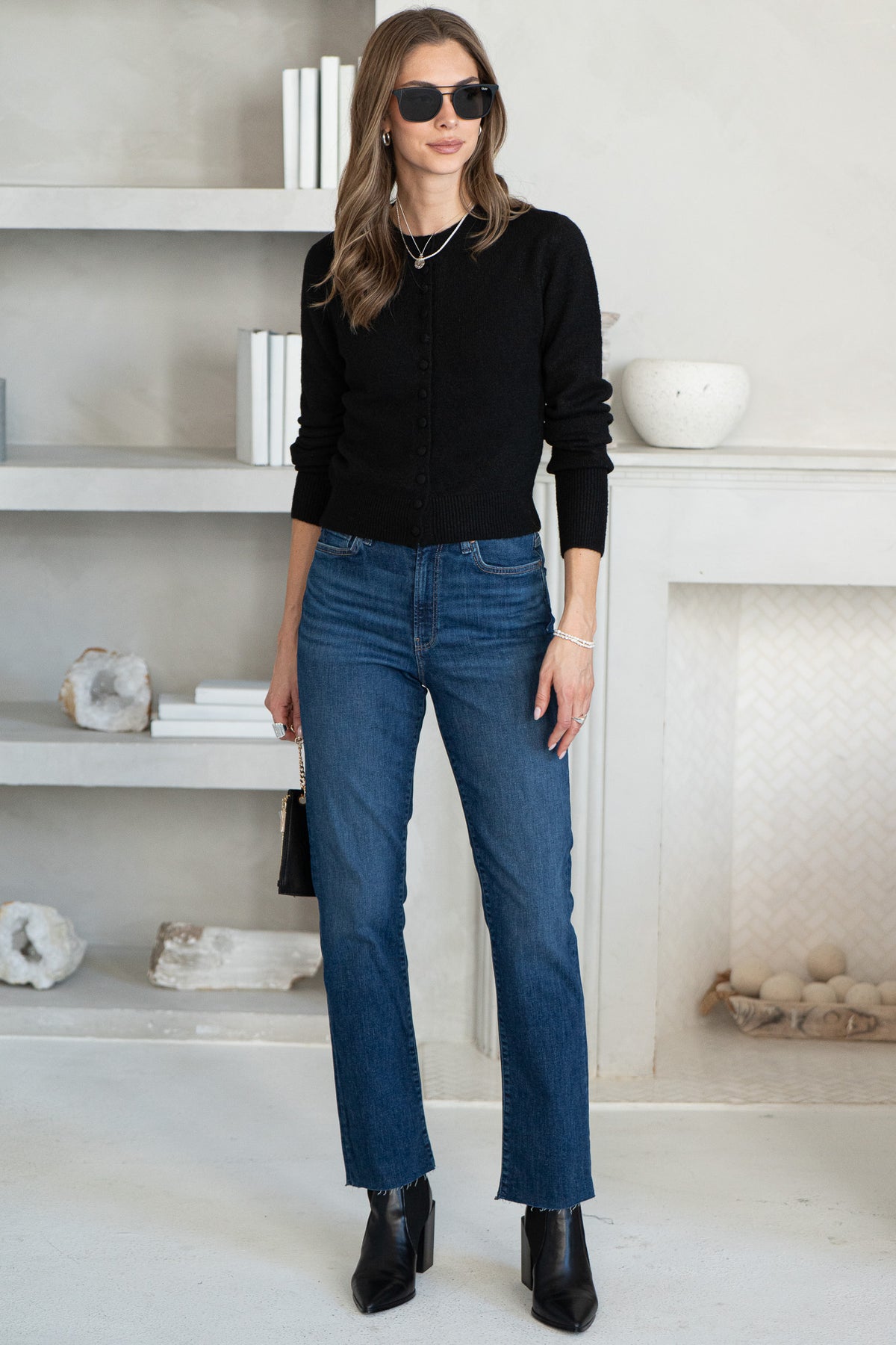 MICKY KNIT BUTTON CARDIGAN