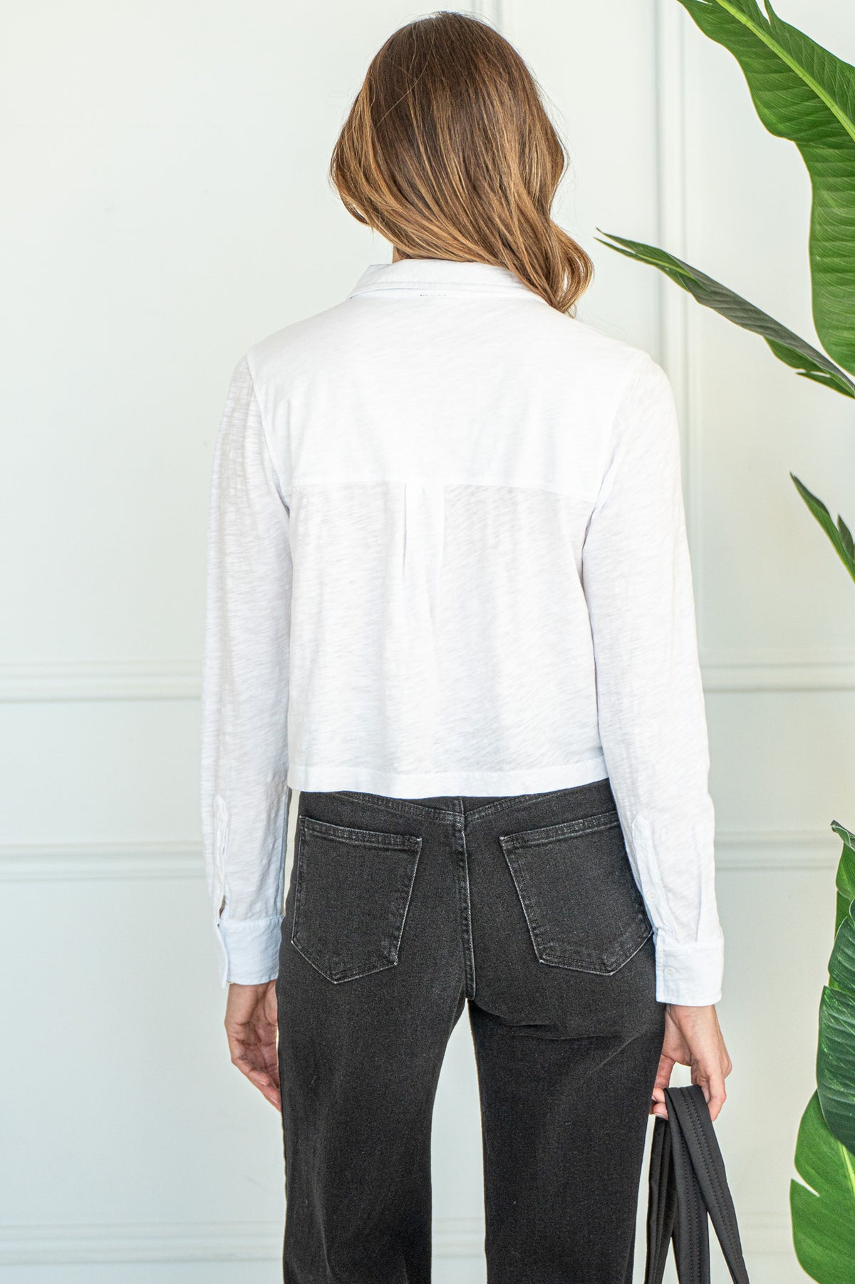 TALA COTTON L/S UTILITY SHIRT-WH