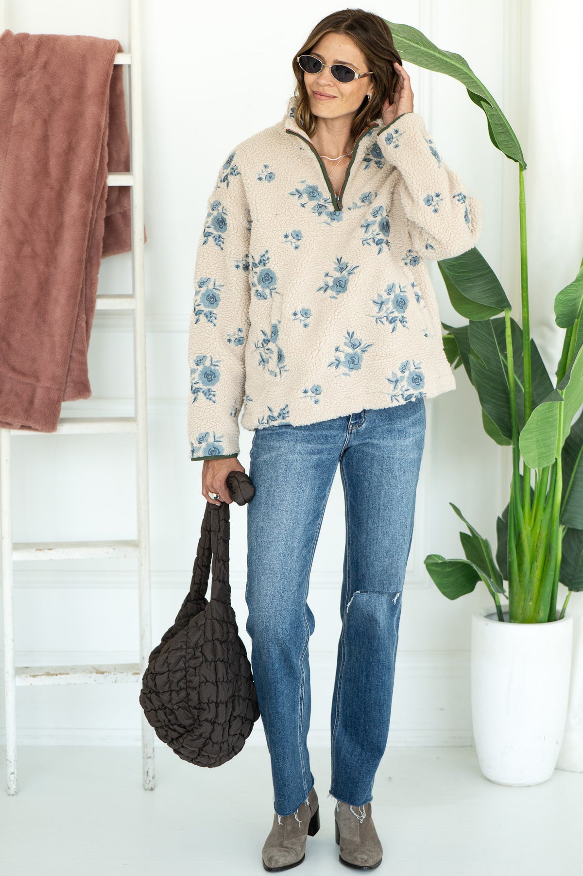 FALL RIGHT ANORACK EMBROIDERED JACKET