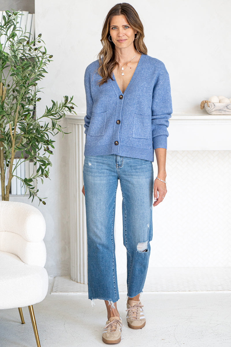 PROMISES SIDE STRIPE SWEATER