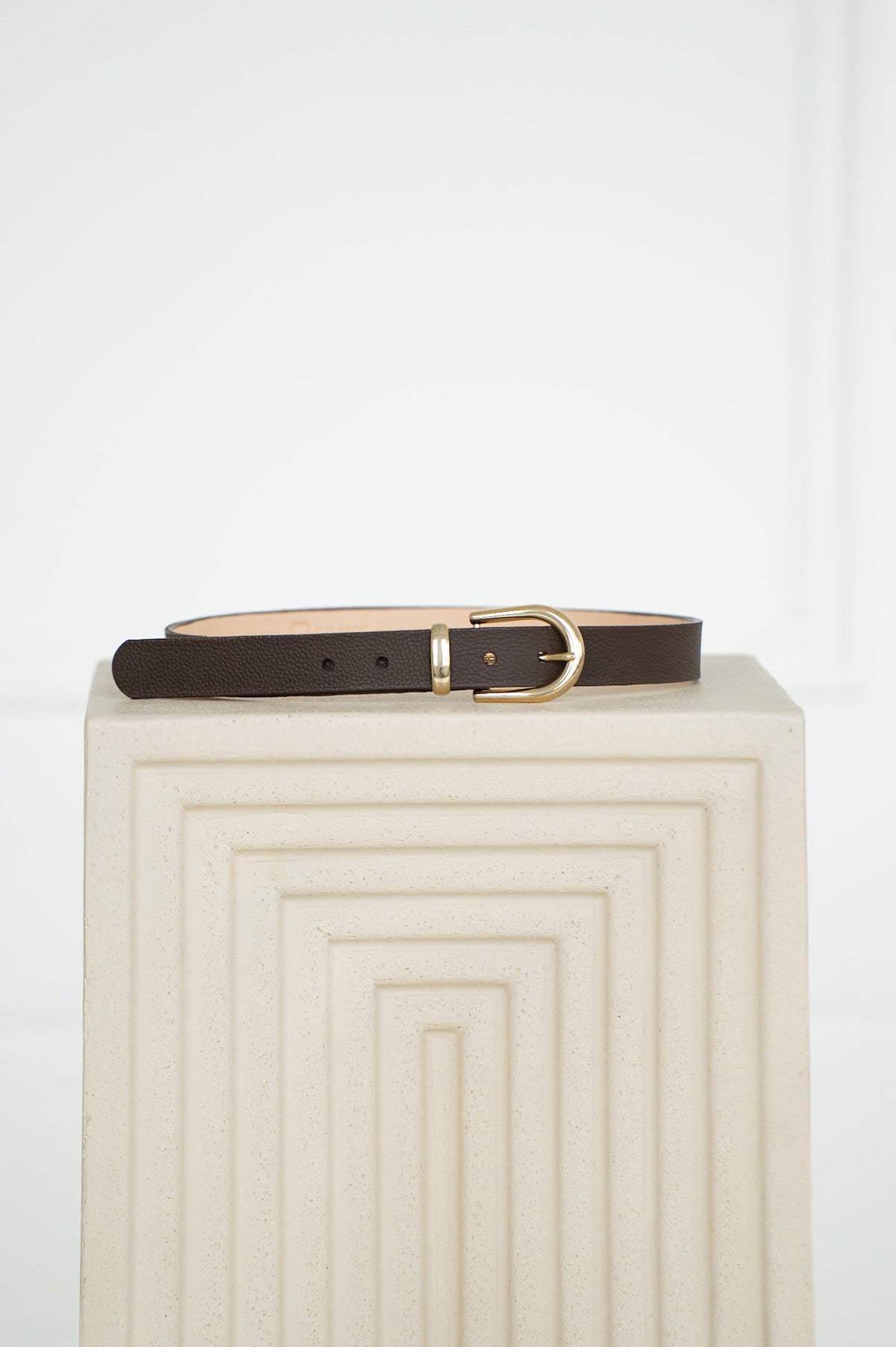 LYSANDER GENUINE LEATHER BELT-BR