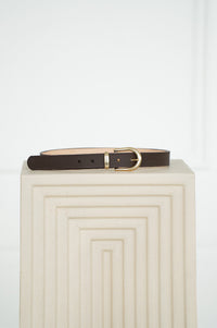 LYSANDER GENUINE LEATHER BELT-BR