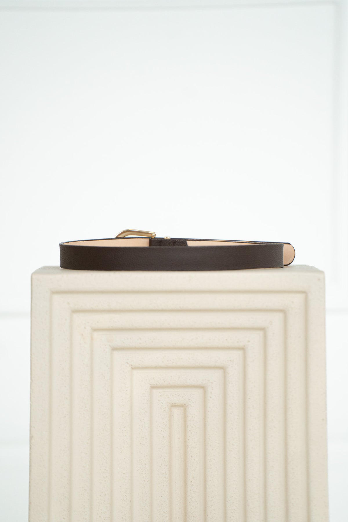 LYSANDER GENUINE LEATHER BELT-BR