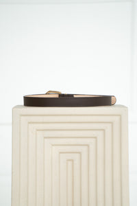 LYSANDER GENUINE LEATHER BELT-BR