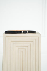 JULANE LEATHER BELT-BK