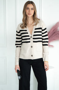 STANLEY STRIPE CARDIGAN