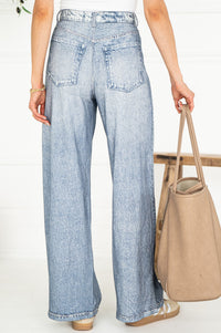 SOLENNE WIDE LEG SWEATPANT JEANS