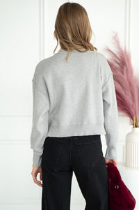 WARM UP TO ME CARDIGAN-GY