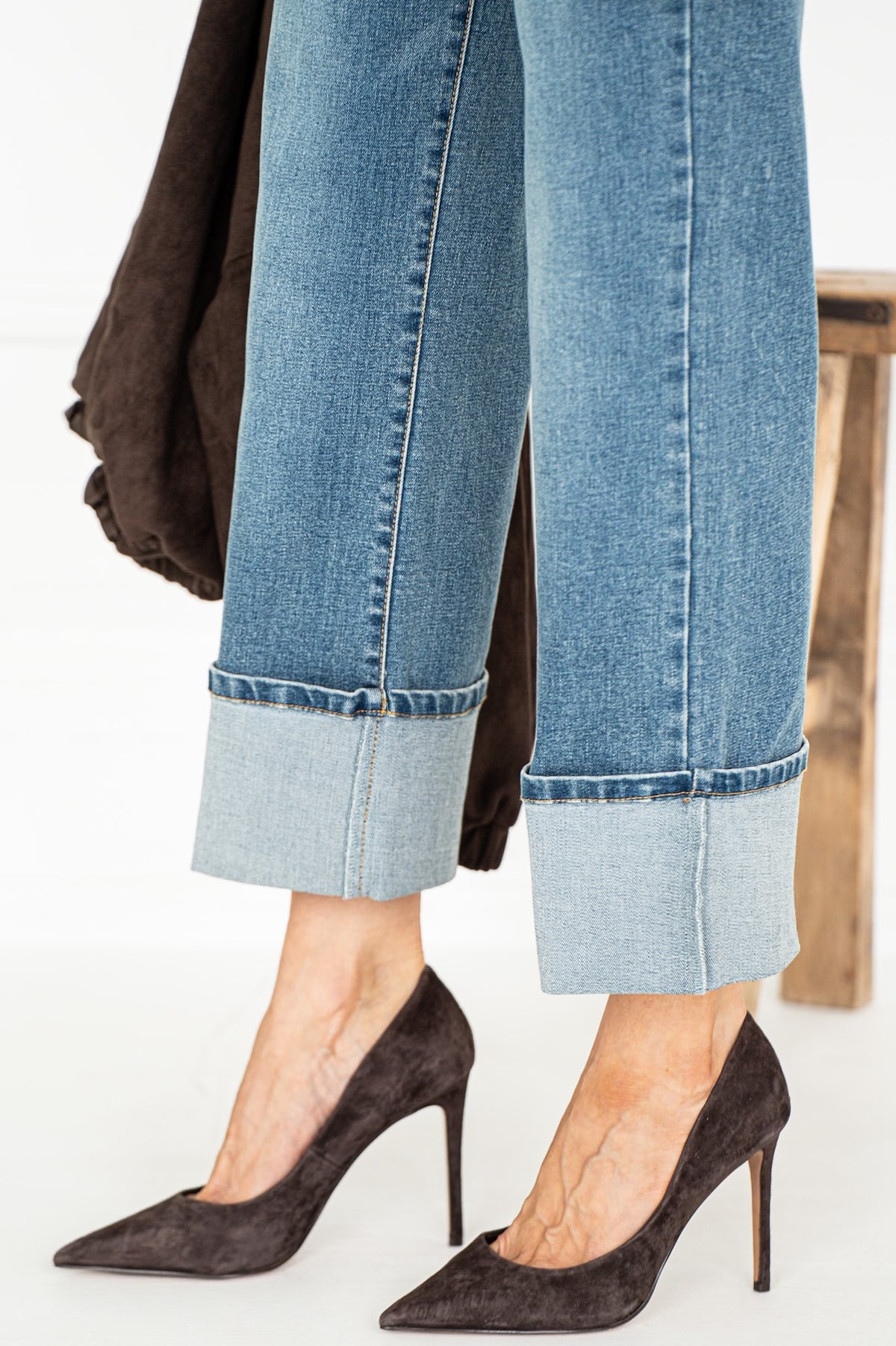 SIMONE CUFFED JEANS IN BLUE