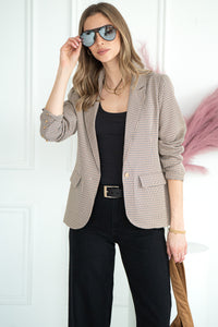 LONI HOUNDSTOOTH BLAZER