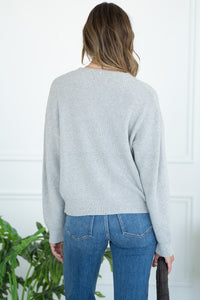 AVERY CREWNECK SWEATER-GY