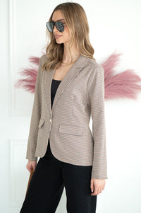 LONI HOUNDSTOOTH BLAZER