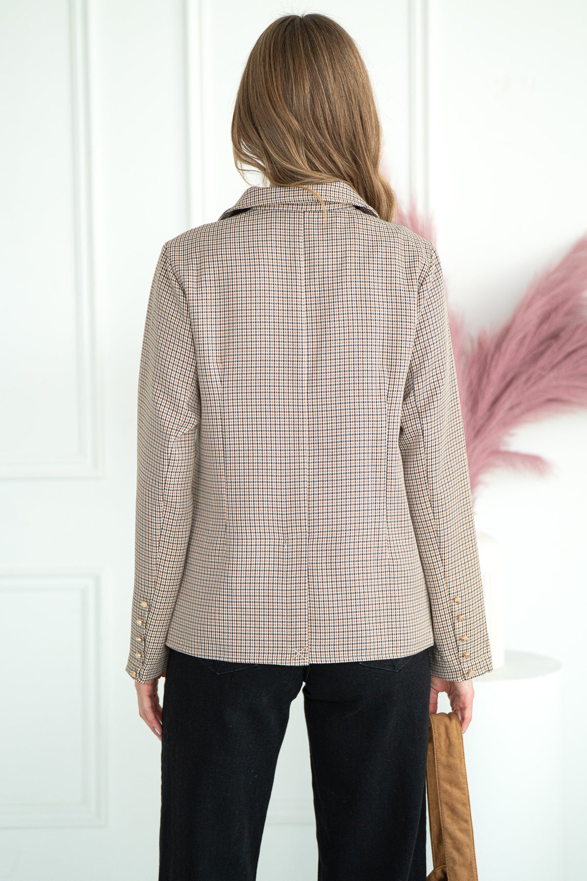 LONI HOUNDSTOOTH BLAZER