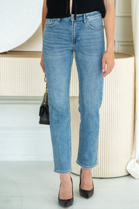 AYLA STRAIGHT LEG JEANS-BL