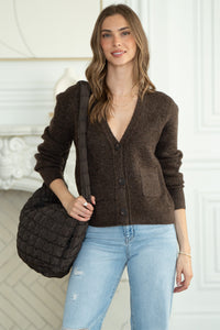 BRAXTON CARDIGAN-BR
